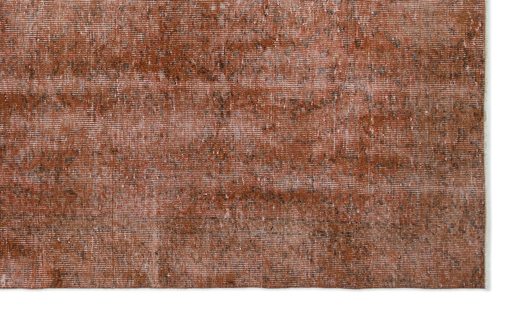 Atina Brown Vintage Wool Handmade Area Rug 5'7" x 10'3"