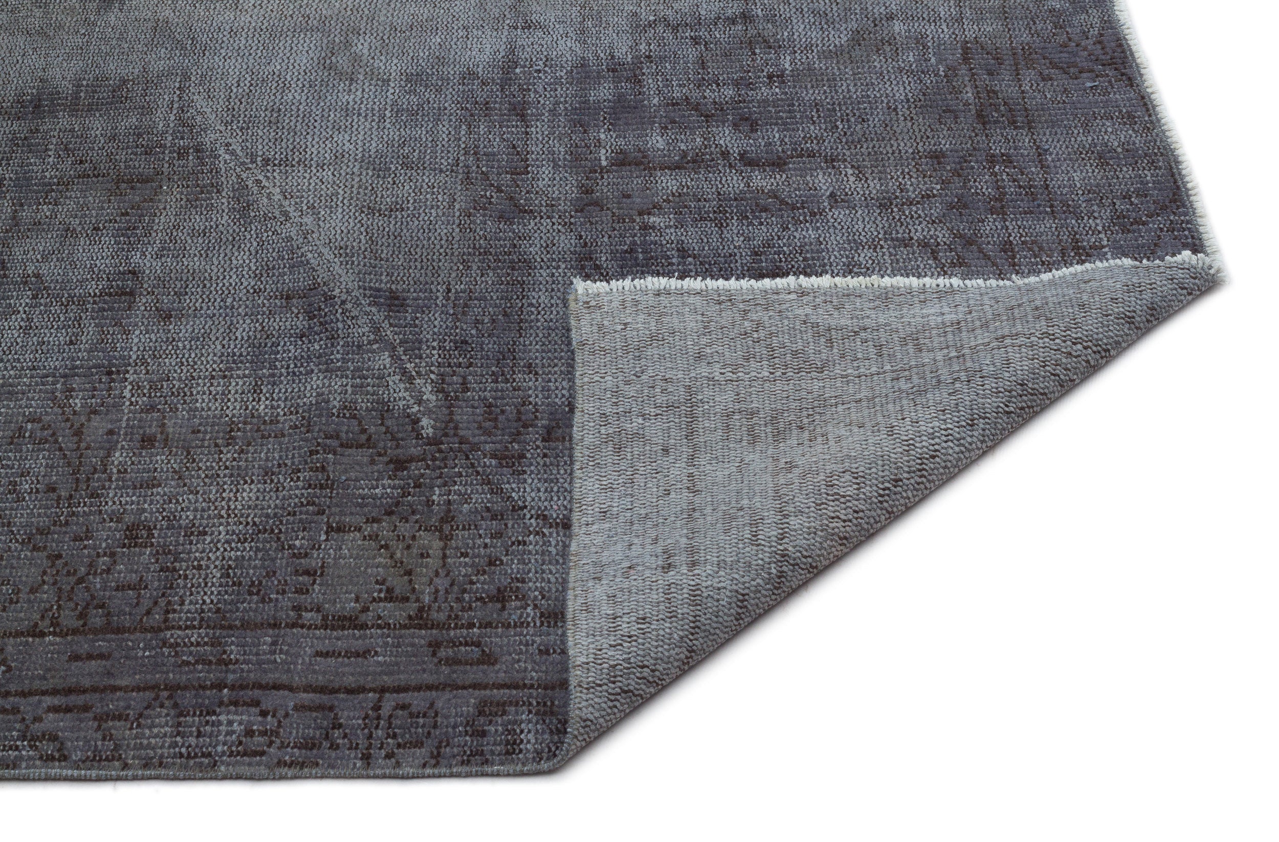 Atina 19925 Grey Vintage Wool Handmade Area Rug 5'7" x 9'1"