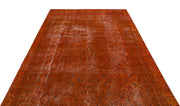 Atina Orange Vintage Wool Handmade Area Rug 6'0" x 9'6"