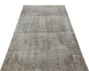 Atina Beige Vintage Wool Handmade Area Rug 4'2" x 8'2"