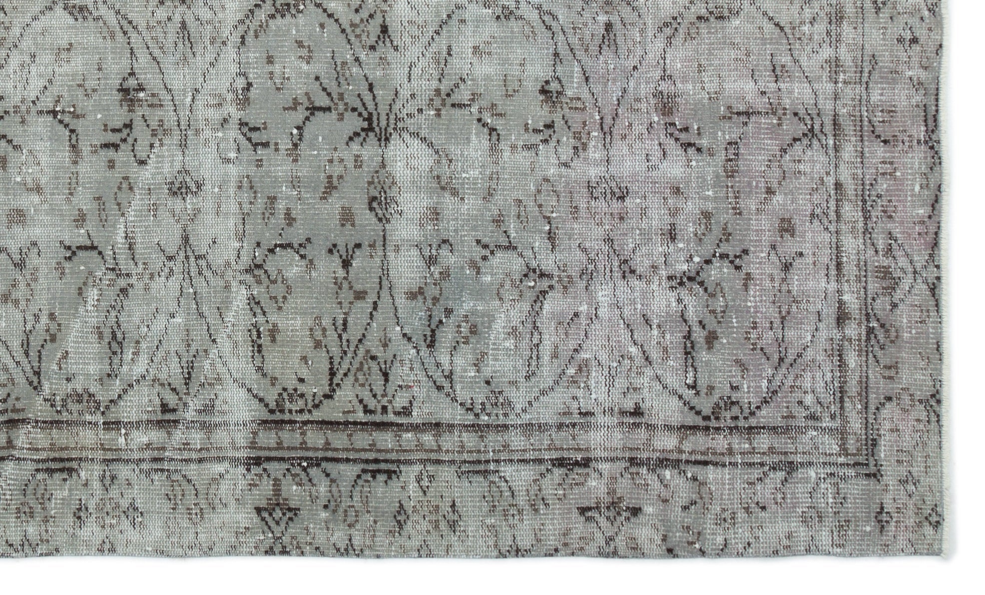 Atina 20062 Beige Vintage Wool Handmade Area Rug 5'7" x 9'1"