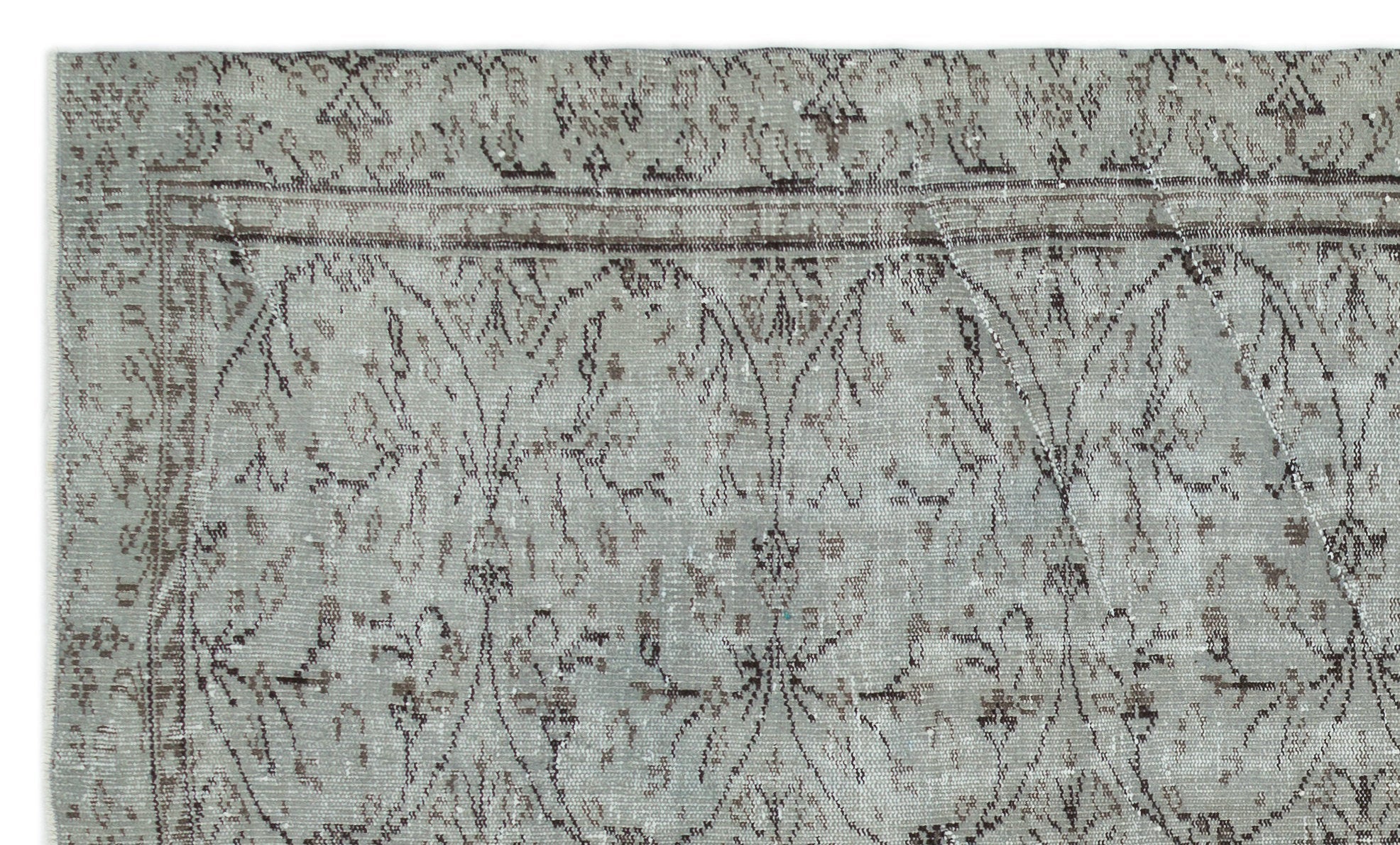 Atina 20062 Beige Vintage Wool Handmade Area Rug 5'7" x 9'1"