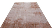 Atina Brown Vintage Wool Handmade Area Rug 6'6" x 10'1"
