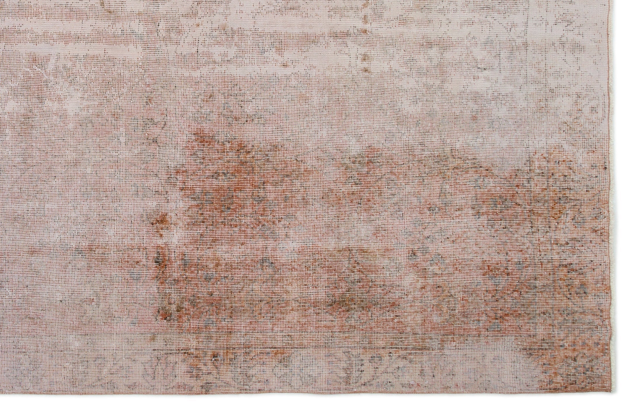 Atina Brown Vintage Wool Handmade Area Rug 6'6" x 10'1"