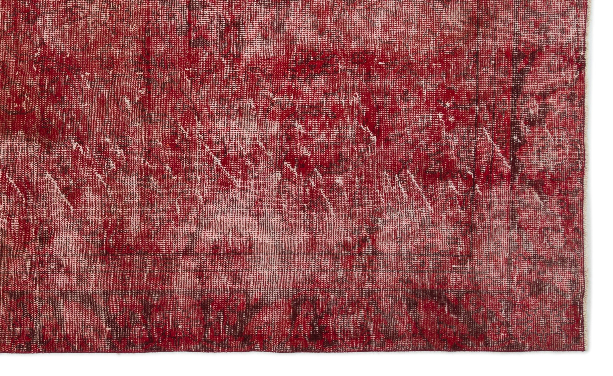 Atina Red Vintage Wool Handmade Area Rug 6'0" x 9'11"