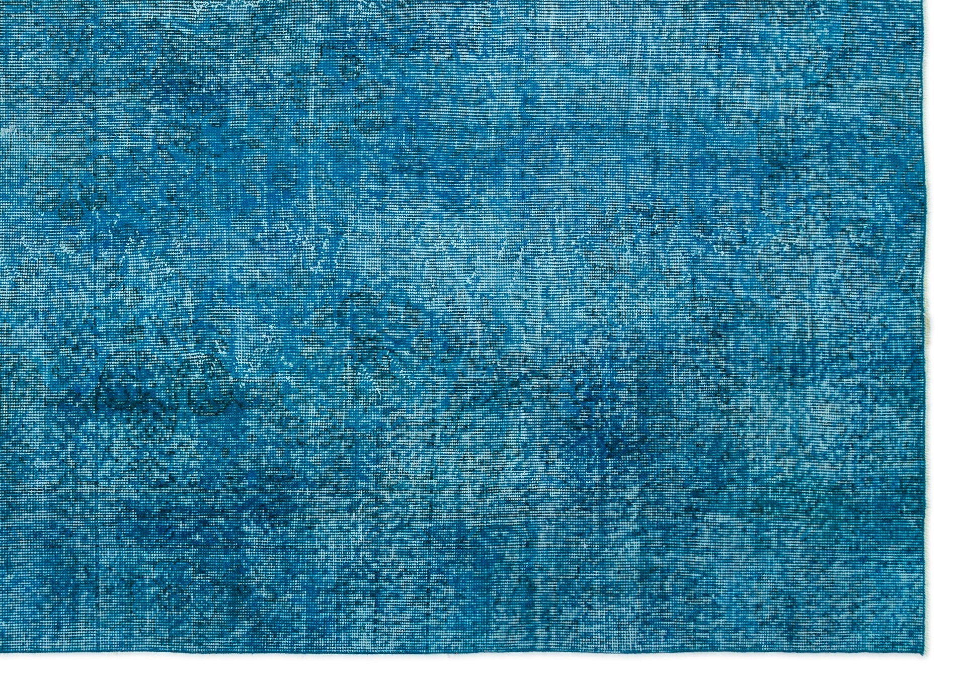 Atina Turquoise Vintage Wool Handmade Area Rug 5'11" x 9'5"