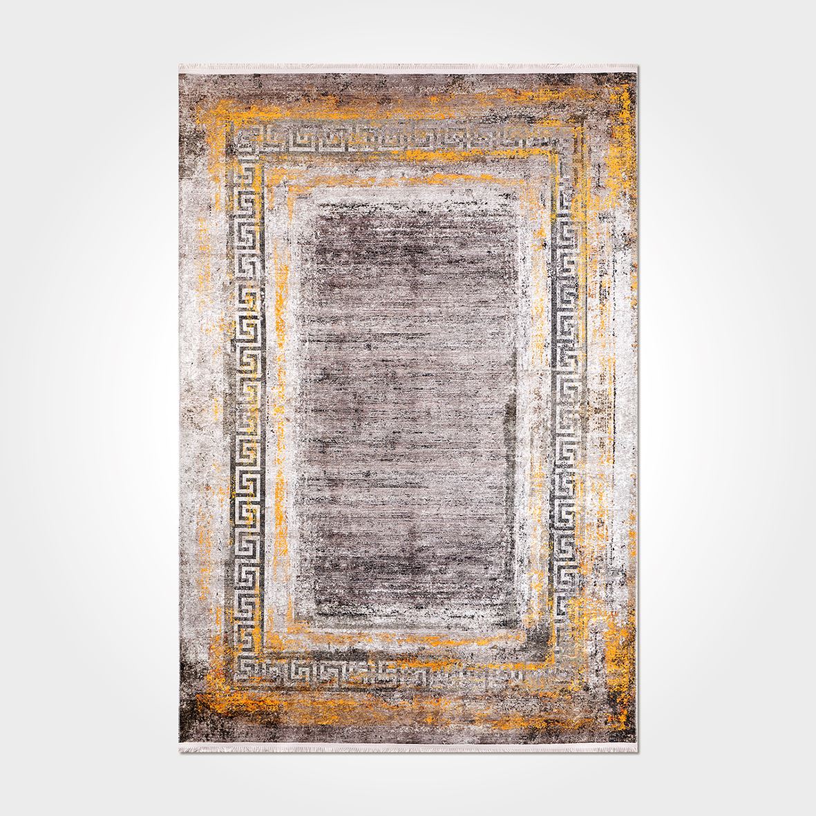 Digital Print Area Rug – Washable Non Slip Polyester Chenille Rug With Cotton Yarn Frame Style