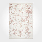 Pink Vintage Area Rug – Machine Made Rug with Acrylic Yarn & Laser Cut Edges