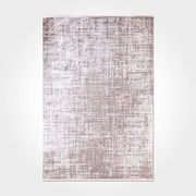 Beige Striped Area Rug – Washable Non Slip Chenille Cotton Carpet With Anti Skid Pad
