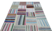 Teselya 22533 Multy Striped Wool Handmade Area Rug 5'3" x 7'5"