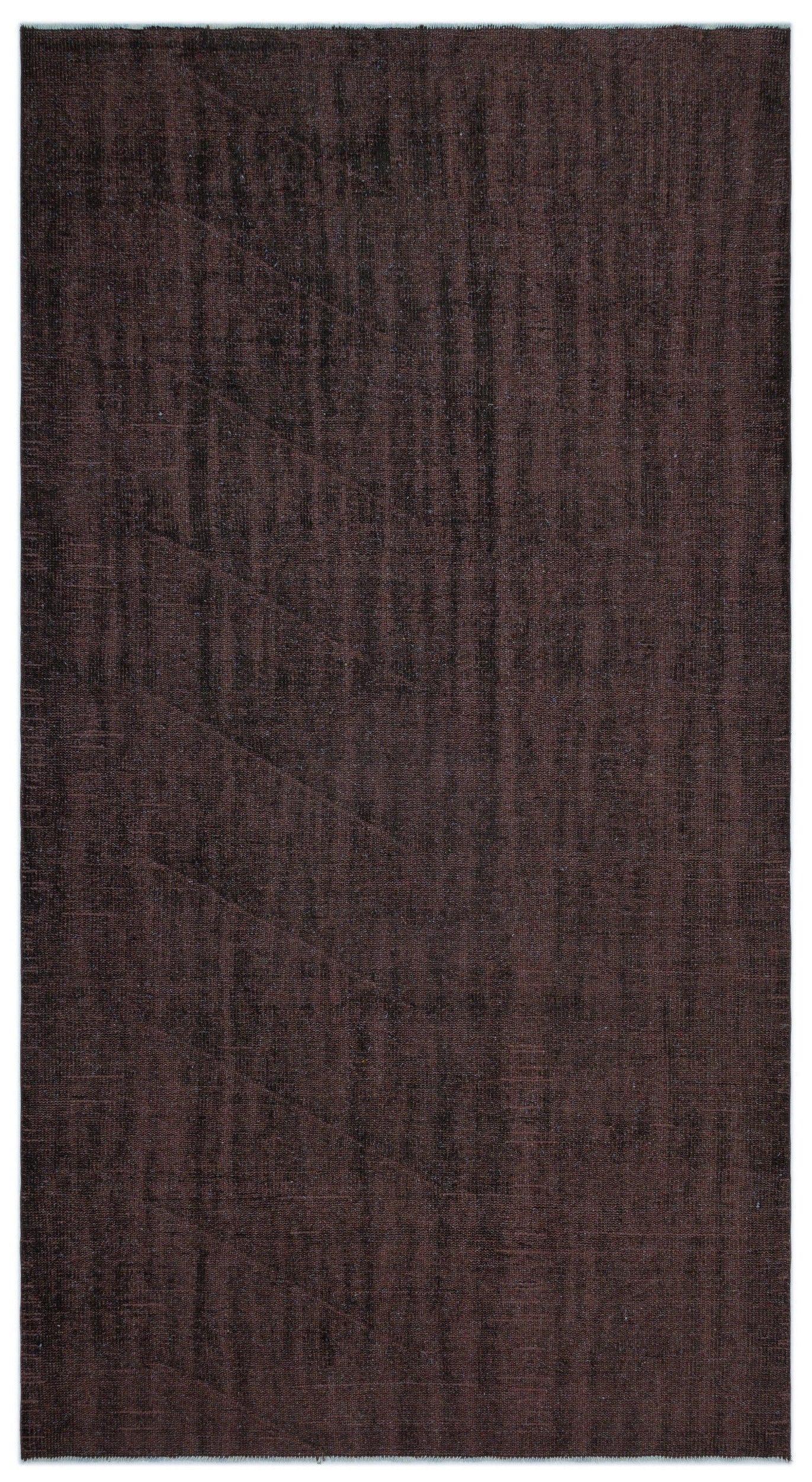 Atina Brown Vintage Wool Handmade Area Rug 5'5" x 8'8"