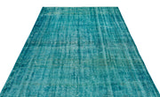 Atina Turquoise Vintage Wool Handmade Area Rug 5'11" x 9'0"
