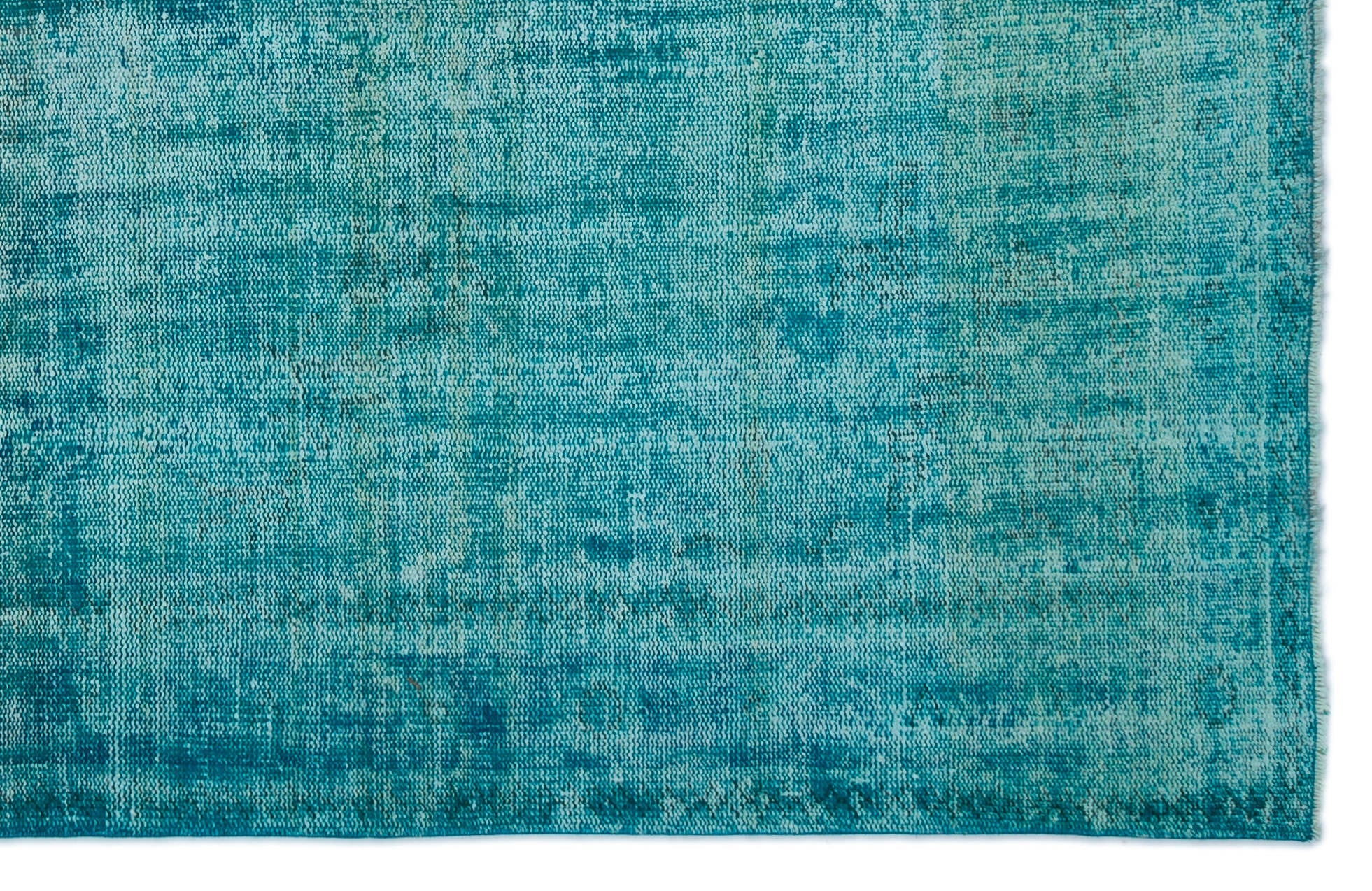 Atina Turquoise Vintage Wool Handmade Area Rug 5'11" x 9'0"