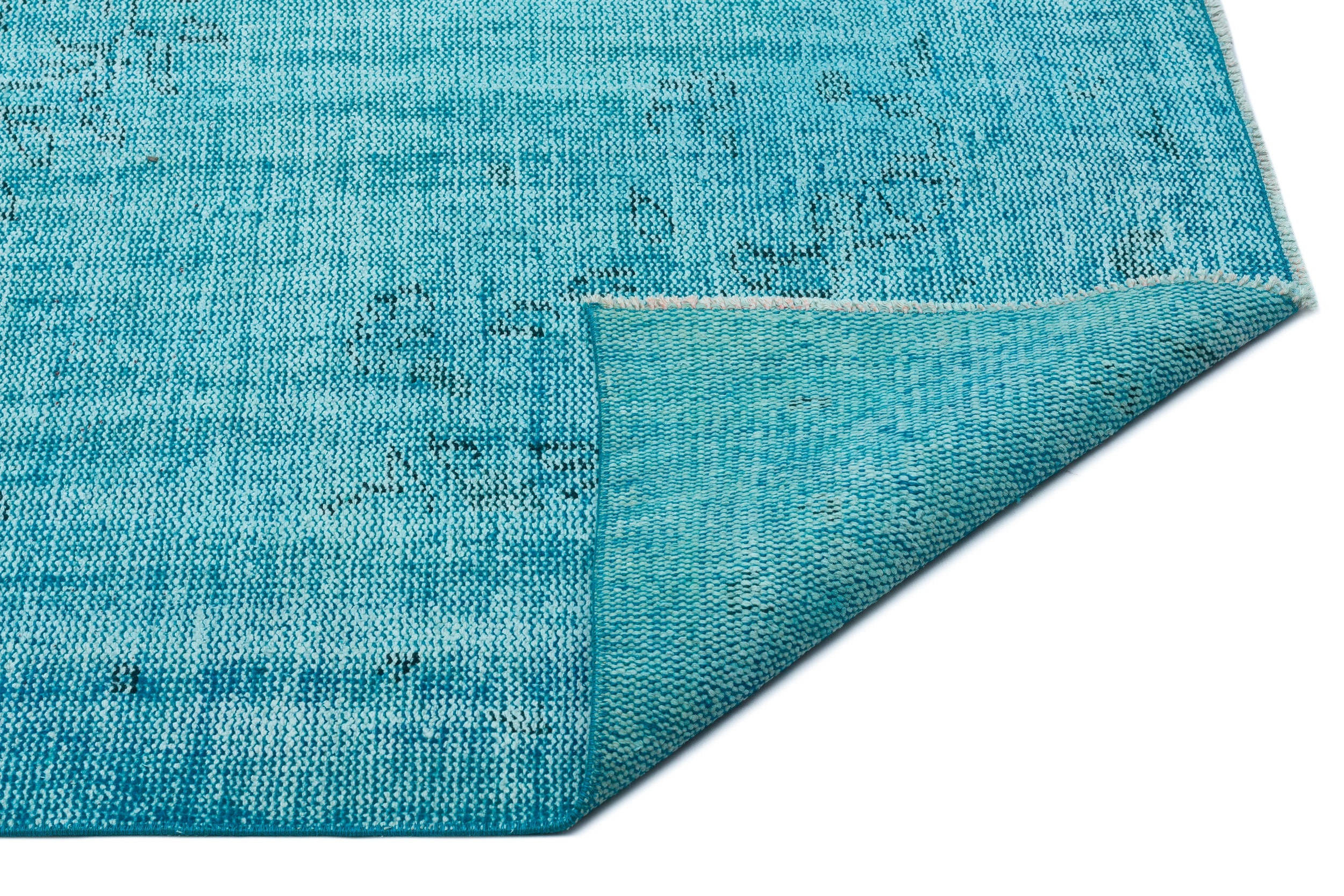 Atina Turquoise Vintage Wool Handmade Area Rug 5'7" x 10'0"