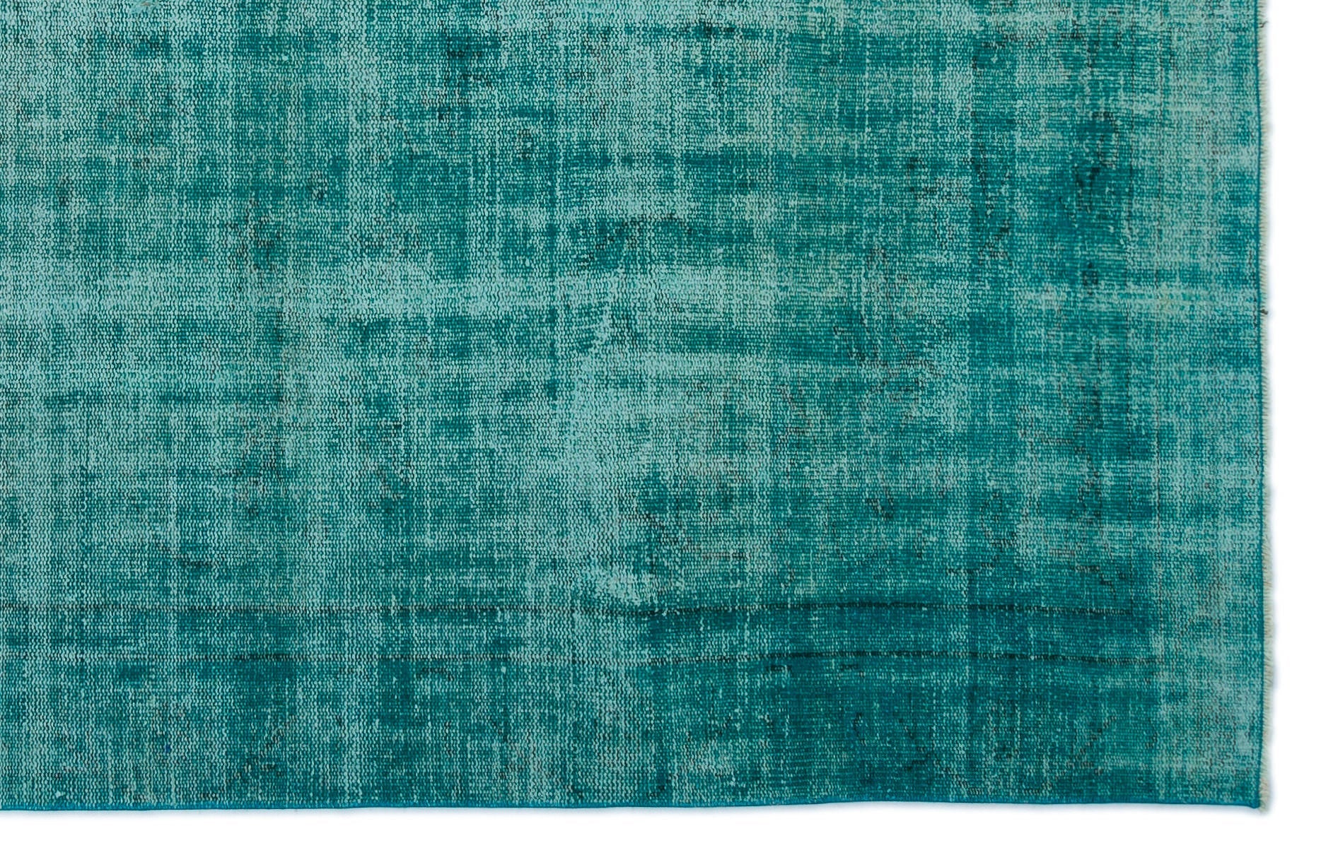Atina Turquoise Vintage Wool Handmade Area Rug 5'7" x 9'0"