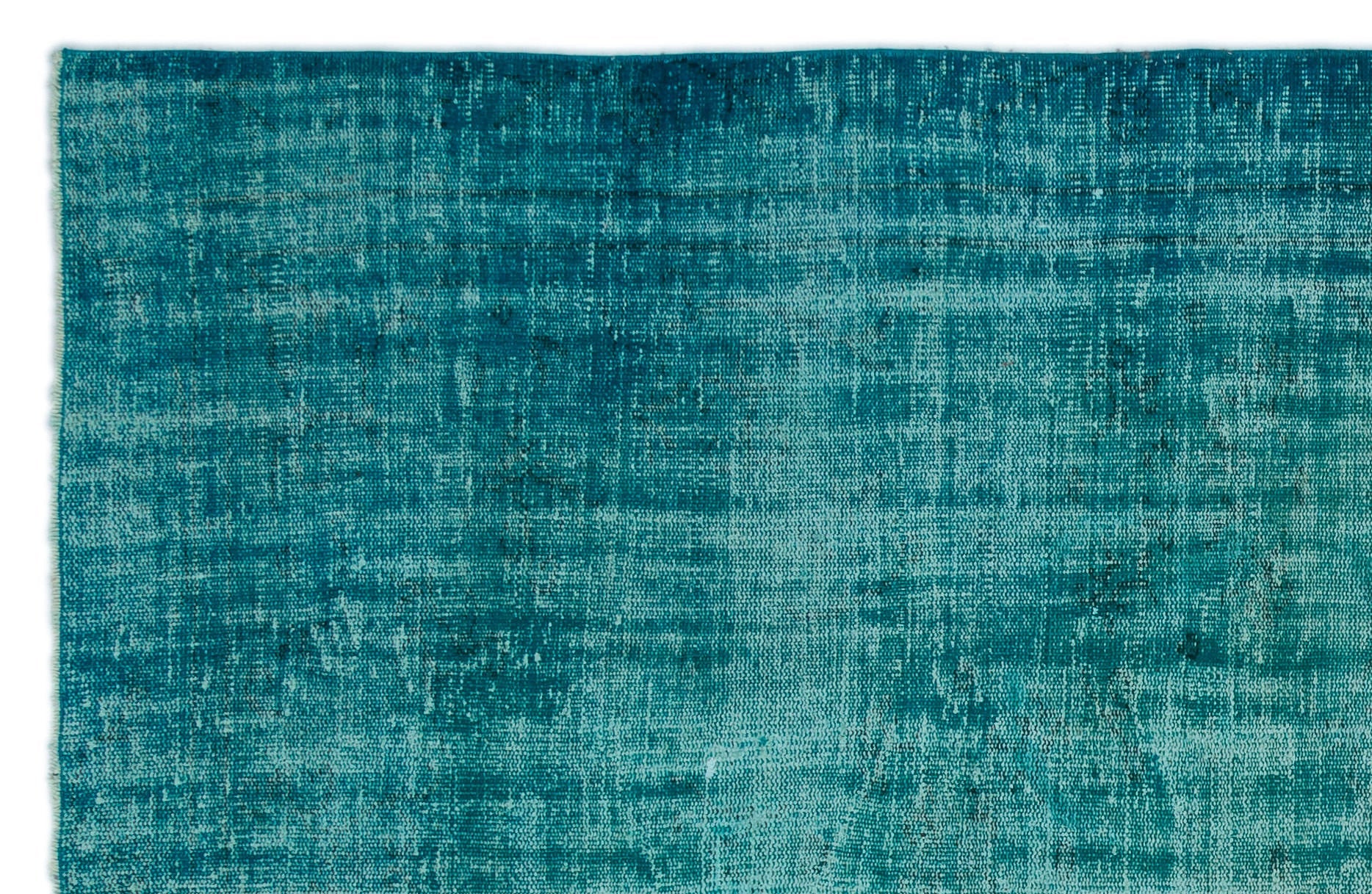 Atina Turquoise Vintage Wool Handmade Area Rug 5'7" x 9'0"