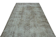 Atina Blue Vintage Wool Handmade Area Rug 5'11" x 9'7"