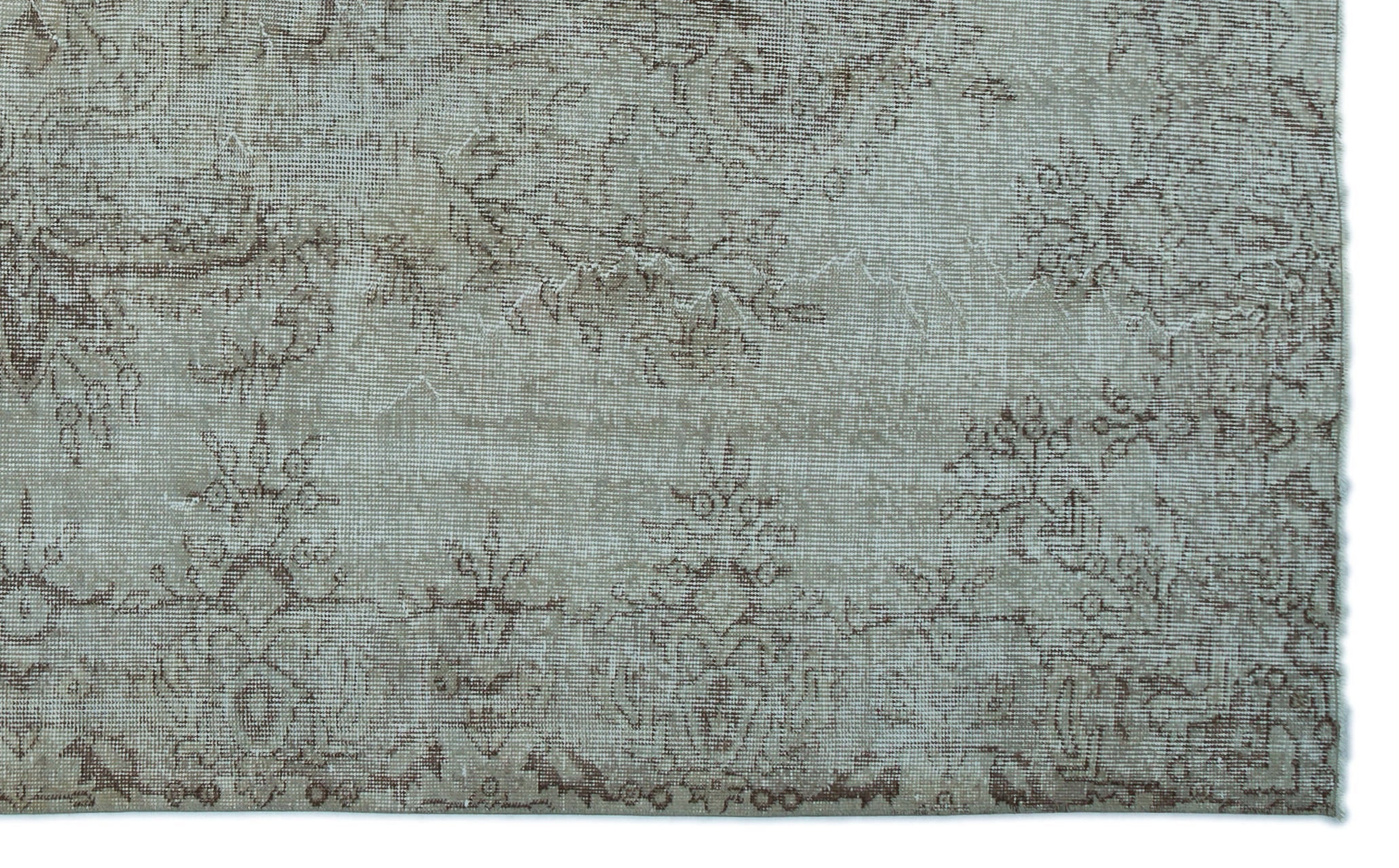Atina Blue Vintage Wool Handmade Area Rug 5'11" x 9'7"