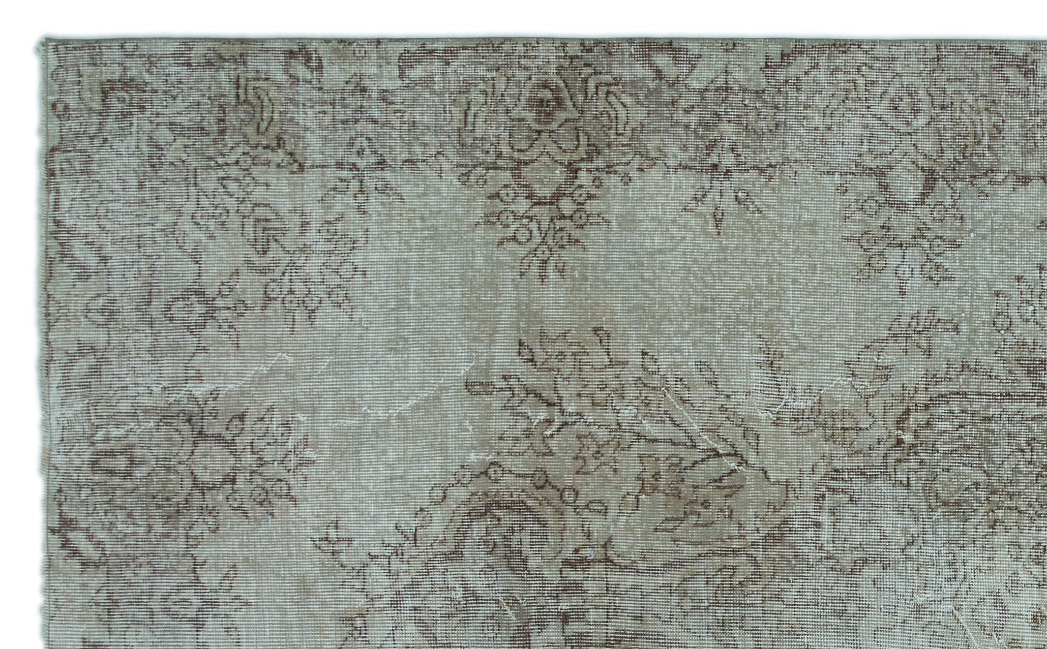 Atina Blue Vintage Wool Handmade Area Rug 5'11" x 9'7"