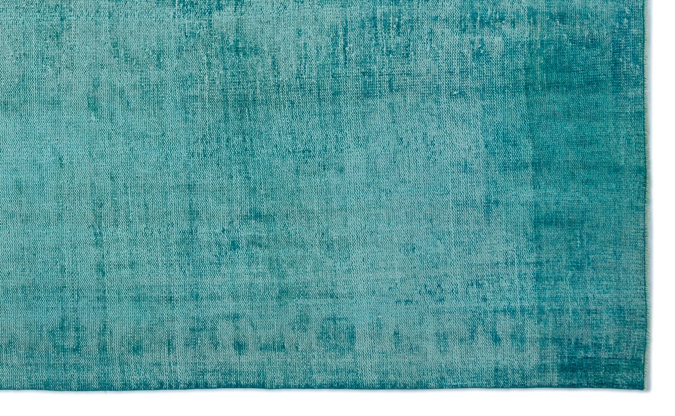 Atina Turquoise Vintage Wool Handmade Area Rug 6'3" x 10'6"