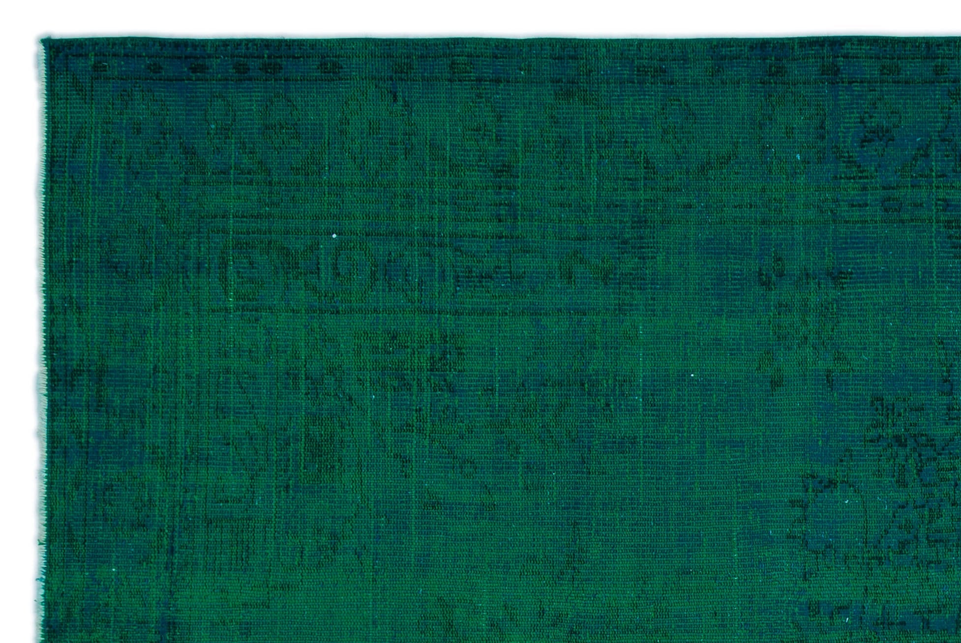 Atina Green Vintage Wool Handmade Area Rug 6'0" x 9'2"