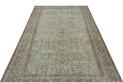 Atina Green Vintage Wool Handmade Area Rug 6'0" x 10'1"