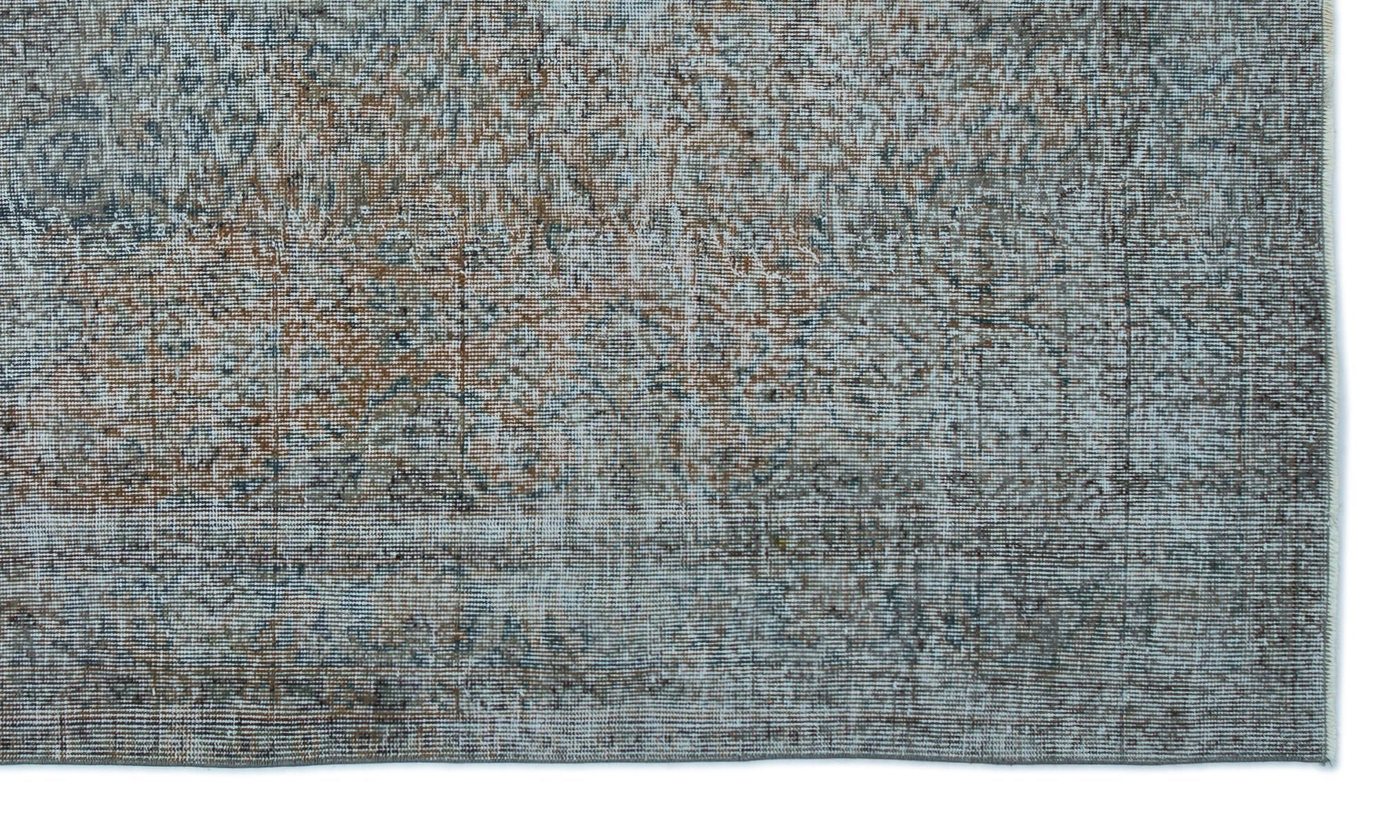 Atina Blue Vintage Wool Handmade Area Rug 5'5" x 9'4"