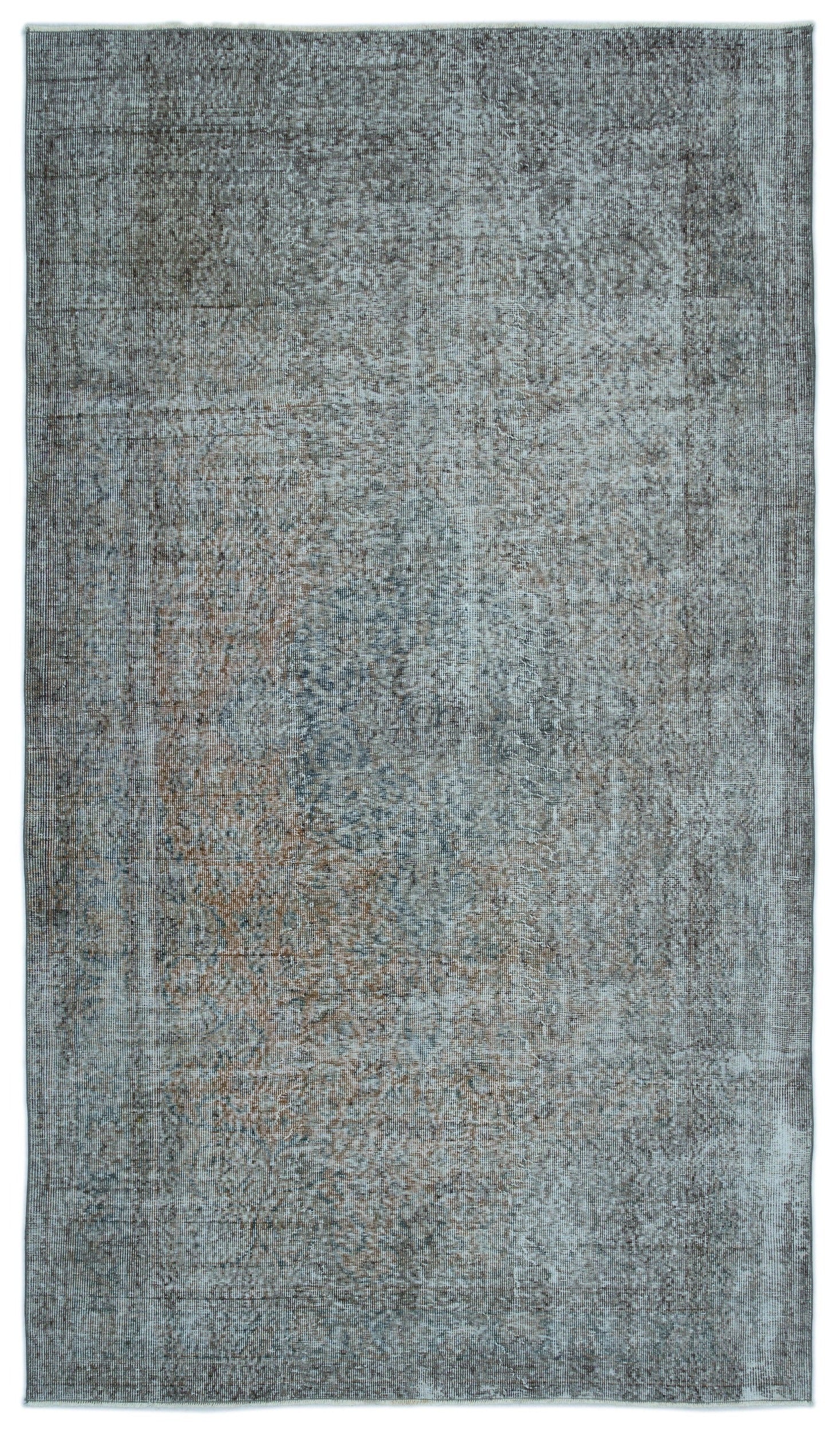 Atina Blue Vintage Wool Handmade Area Rug 5'5" x 9'4"