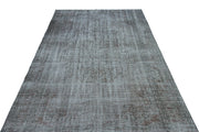 Atina Blue Vintage Wool Handmade Area Rug 5'9" x 8'10"