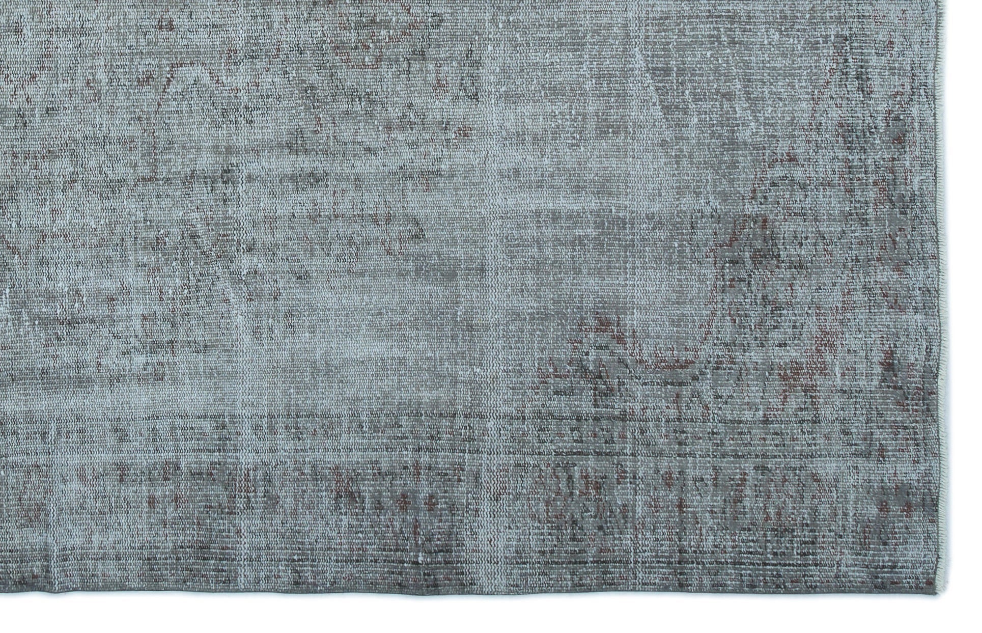 Atina Blue Vintage Wool Handmade Area Rug 5'9" x 8'10"