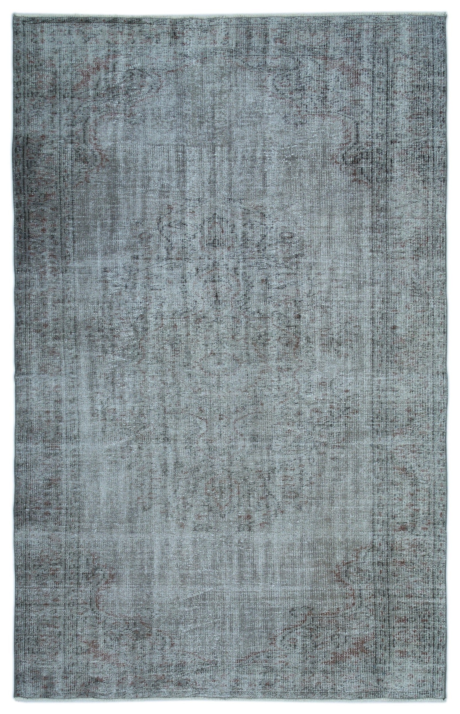 Atina Blue Vintage Wool Handmade Area Rug 5'9" x 8'10"