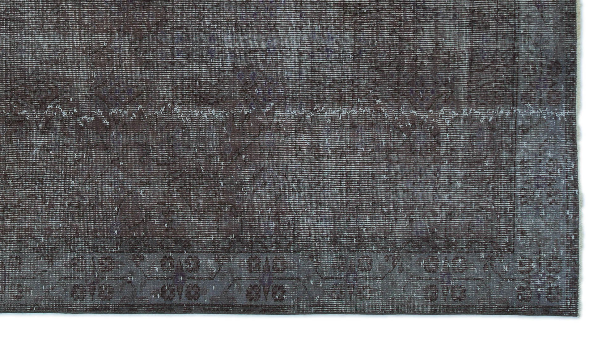 Atina Grey Vintage Wool Handmade Area Rug 5'8" x 8'0"