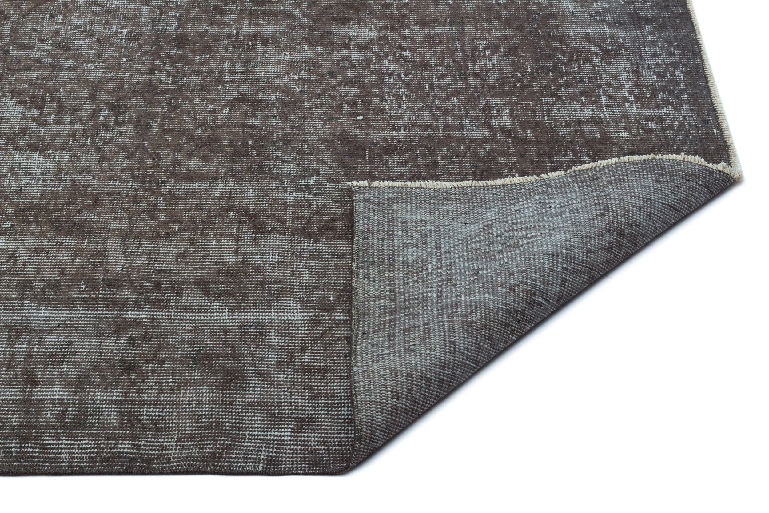 Atina Grey Vintage Wool Handmade Area Rug 5'8" x 8'11"