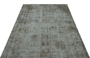 Atina Grey Vintage Wool Handmade Area Rug 5'5" x 9'0"
