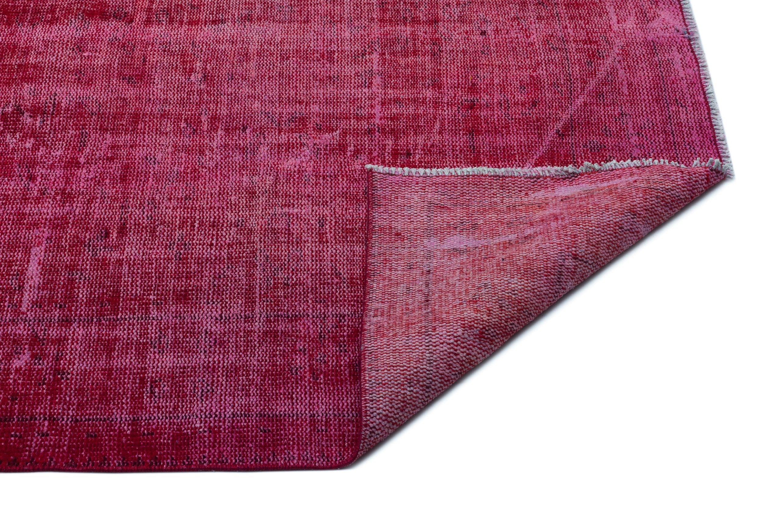 Atina Red Vintage Wool Handmade Area Rug 5'9" x 9'1"