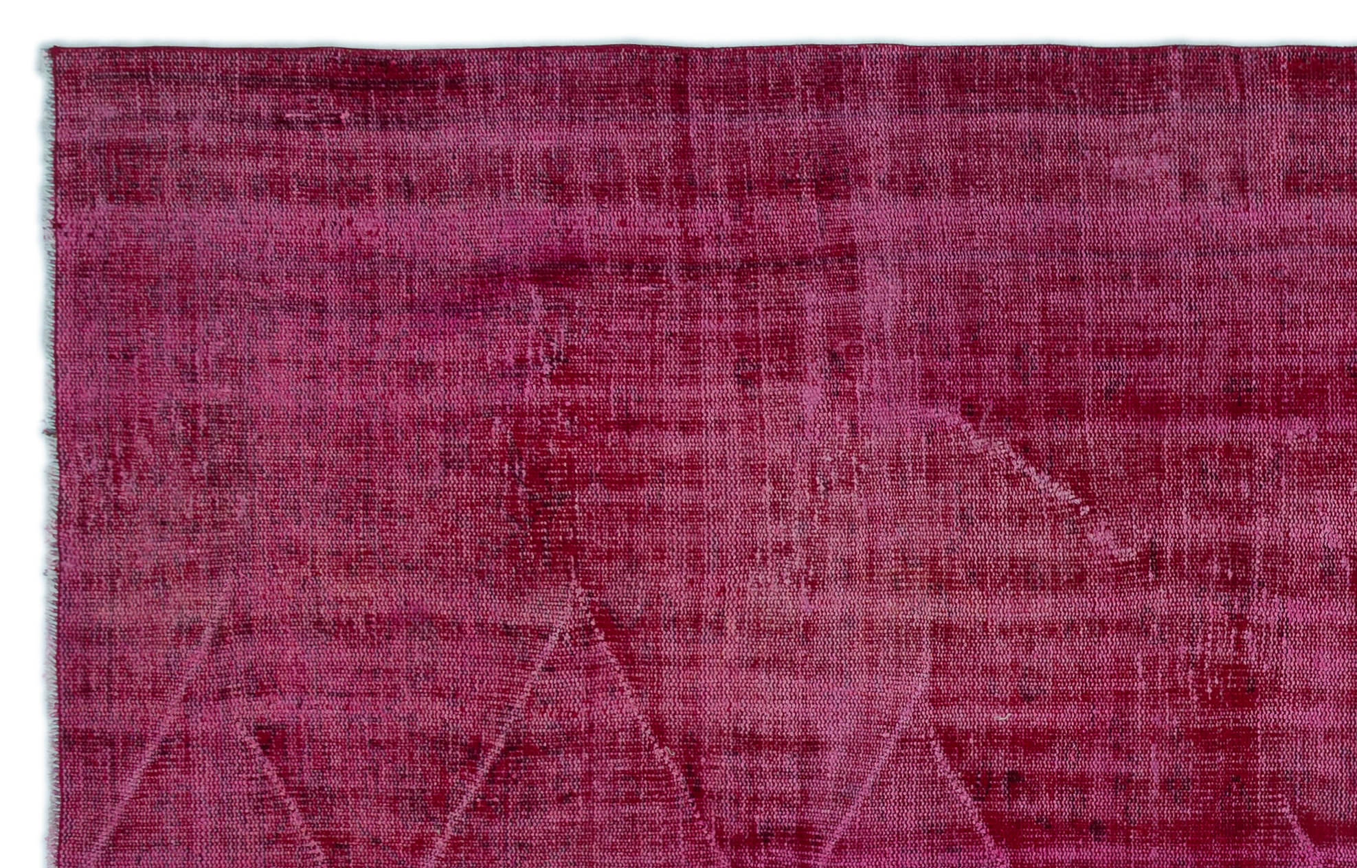 Atina Red Vintage Wool Handmade Area Rug 5'9" x 9'1"