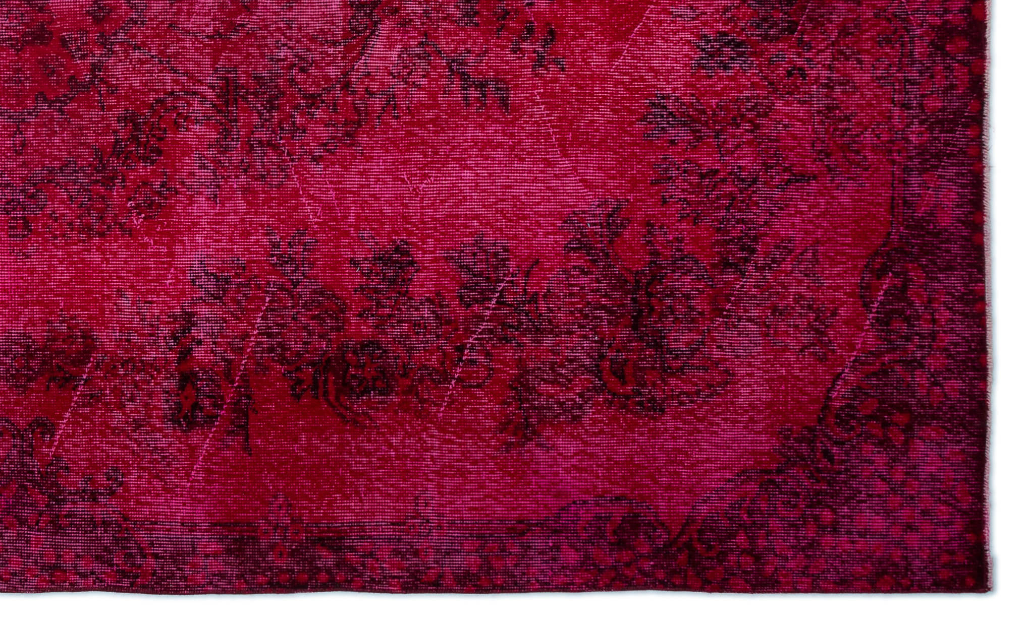 Atina Red Vintage Wool Handmade Area Rug 6'9" x 8'2"