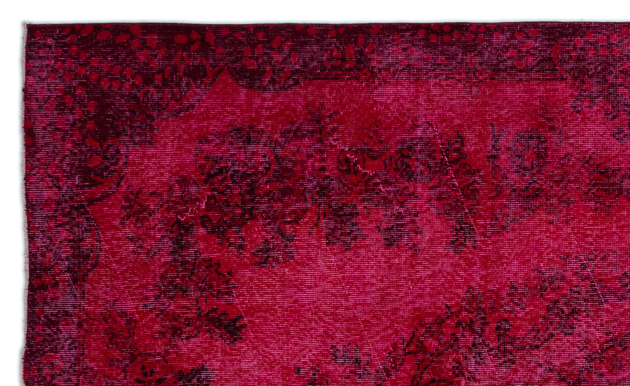Atina Red Vintage Wool Handmade Area Rug 6'9" x 8'2"