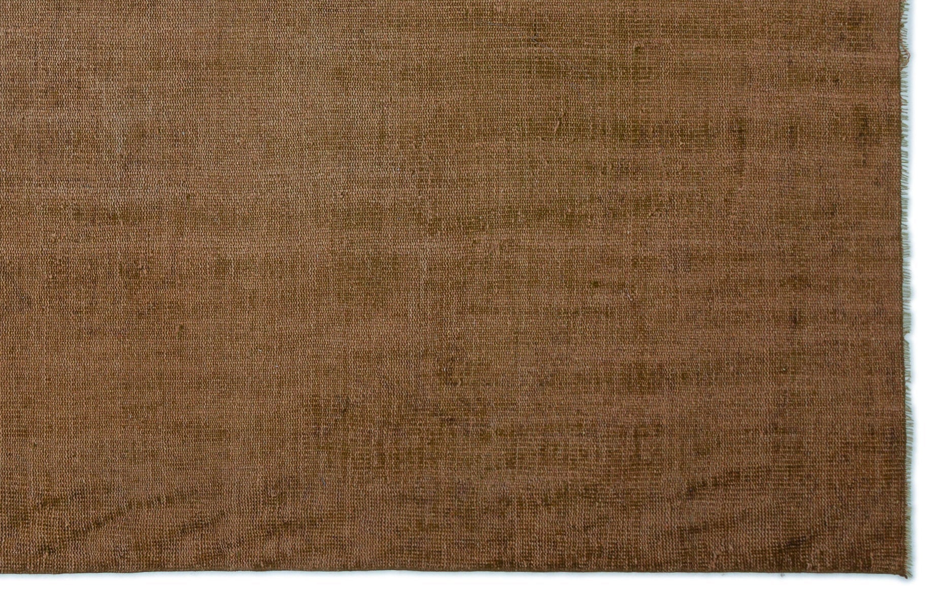 Atina Brown Vintage Wool Handmade Area Rug 5'4" x 8'10"