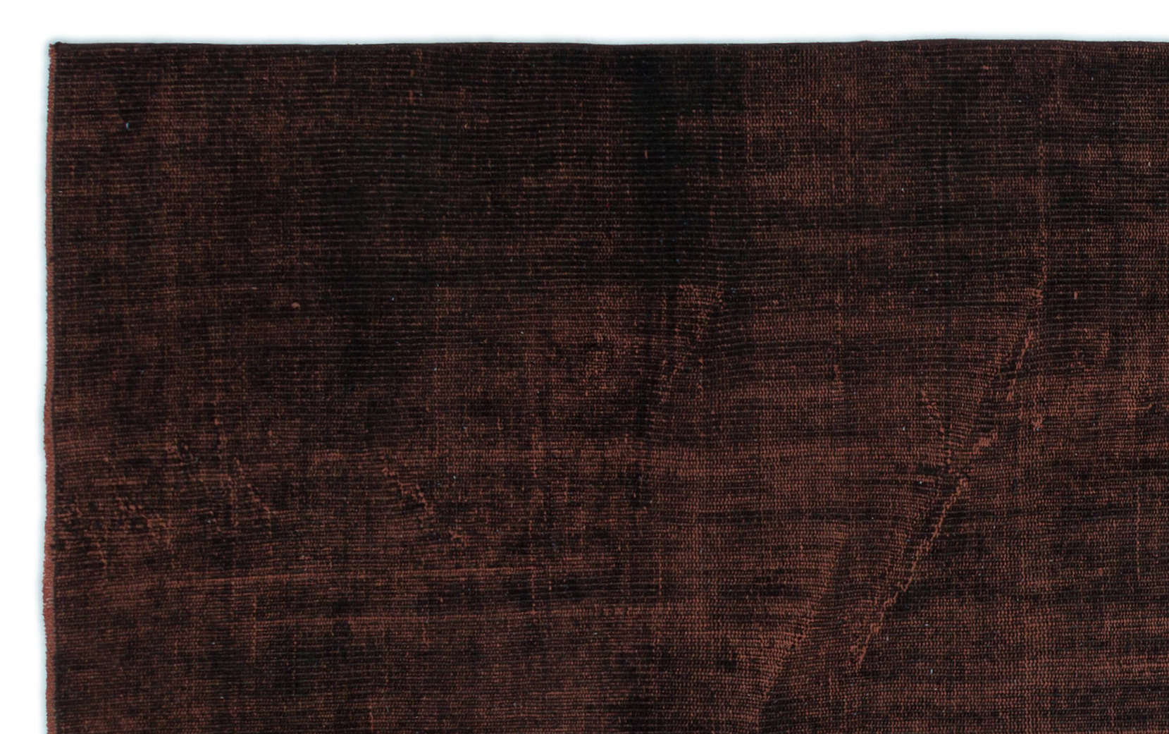 Atina Brown Vintage Wool Handmade Area Rug 4'11" x 7'10"