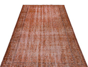 Atina Orange Vintage Wool Handmade Area Rug 4'6" x 8'0"