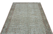 Atina Grey Vintage Wool Handmade Area Rug 5'0" x 8'9"