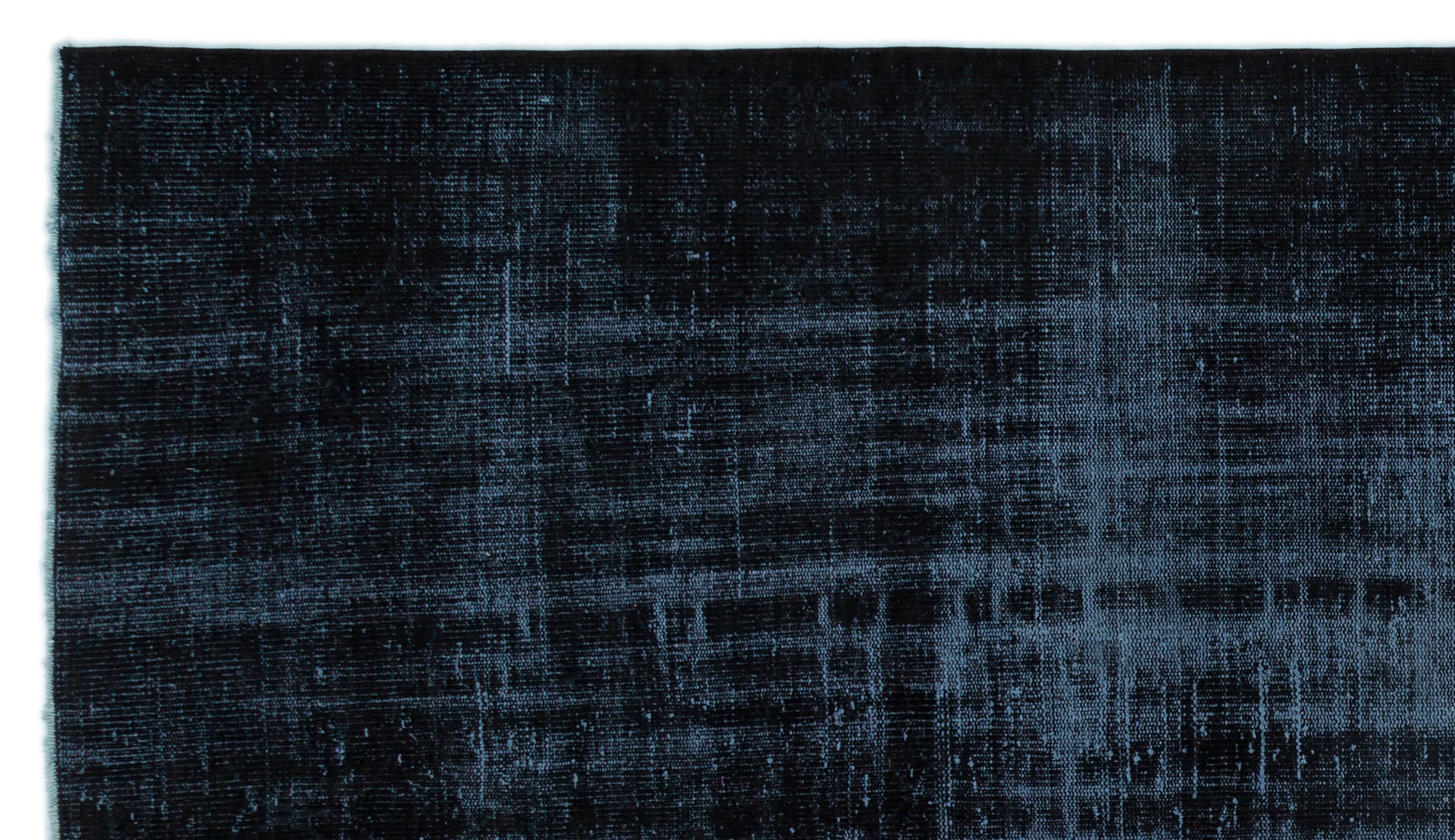 Atina Black Vintage Wool Handmade Area Rug 5'9" x 10'6"
