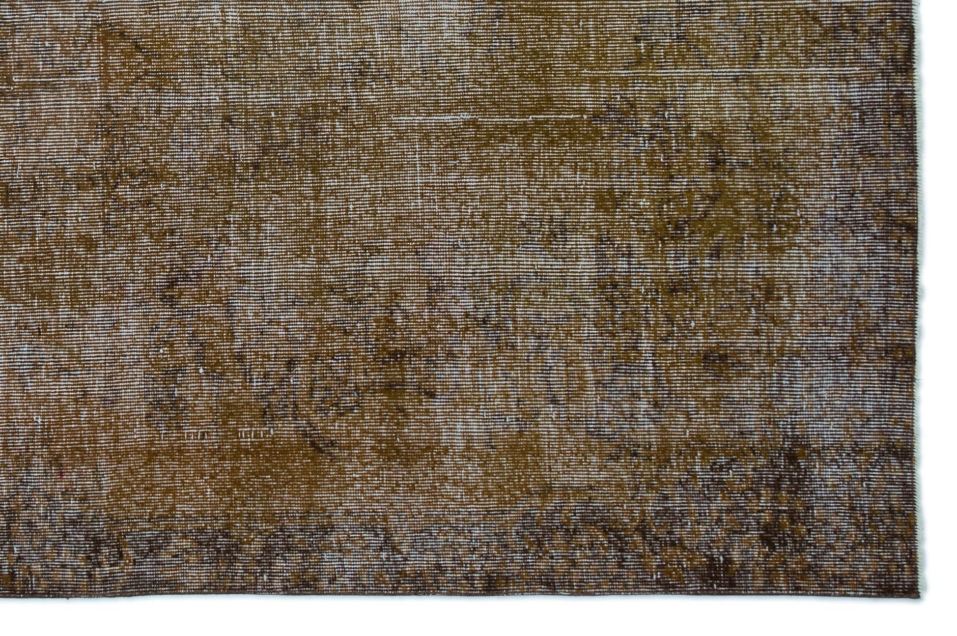 Atina Brown Vintage Wool Handmade Area Rug 5'9" x 8'10"
