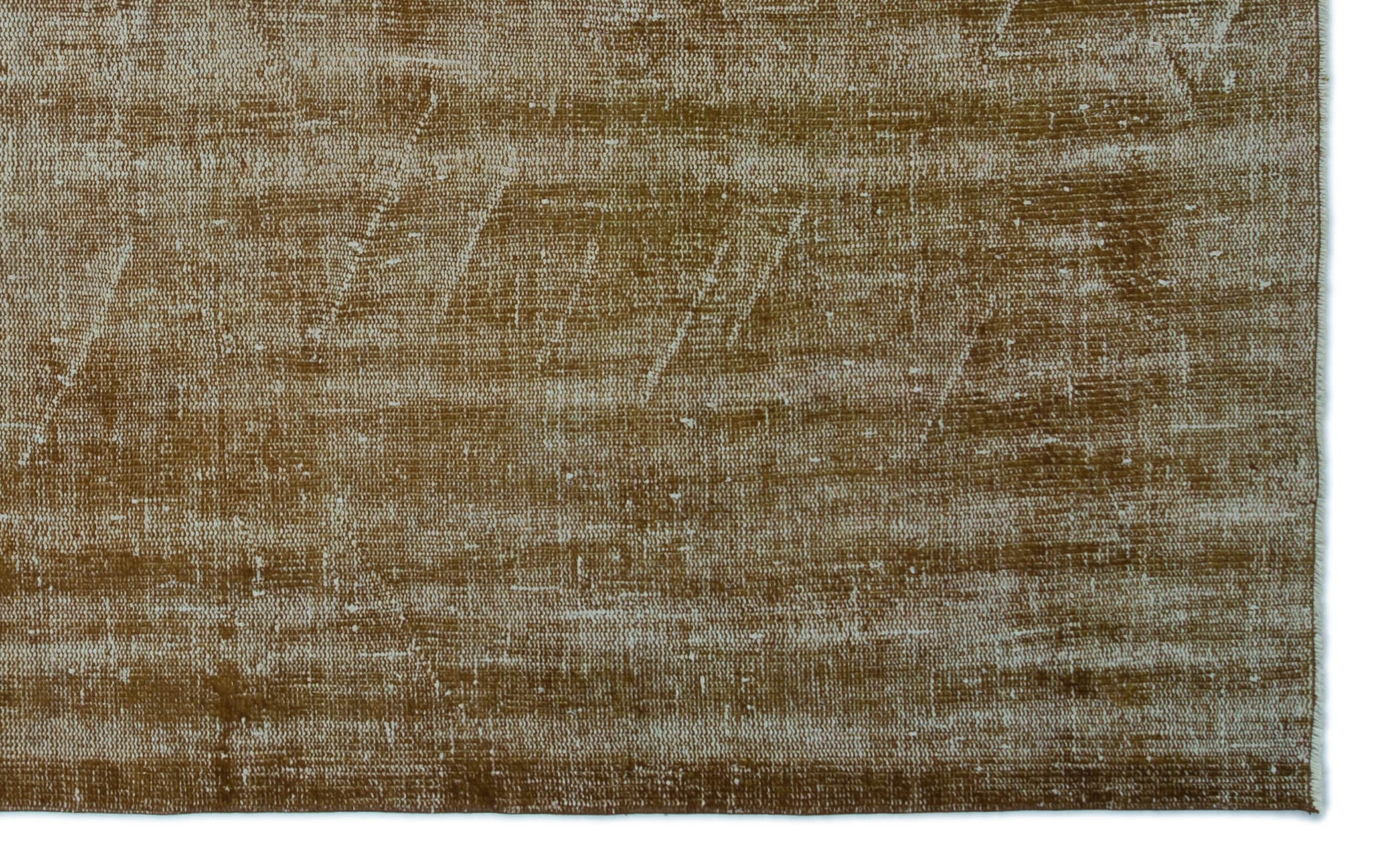 Atina Brown Vintage Wool Handmade Area Rug 5'10" x 9'8"