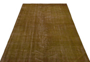Atina Brown Vintage Wool Handmade Area Rug 5'1" x 8'6"