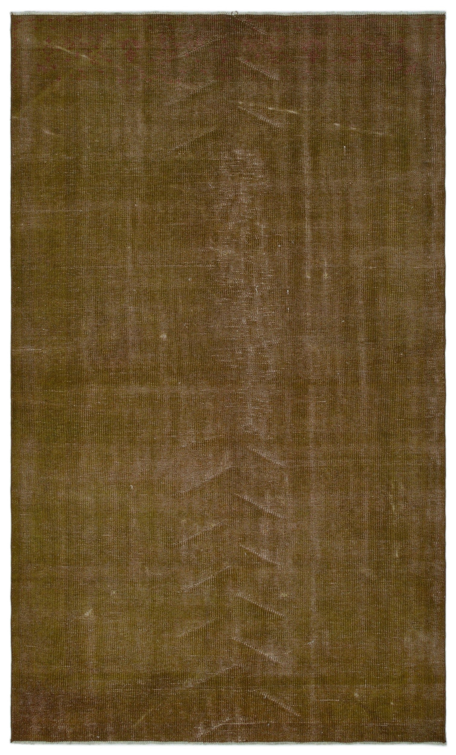 Atina Brown Vintage Wool Handmade Area Rug 5'1" x 8'6"