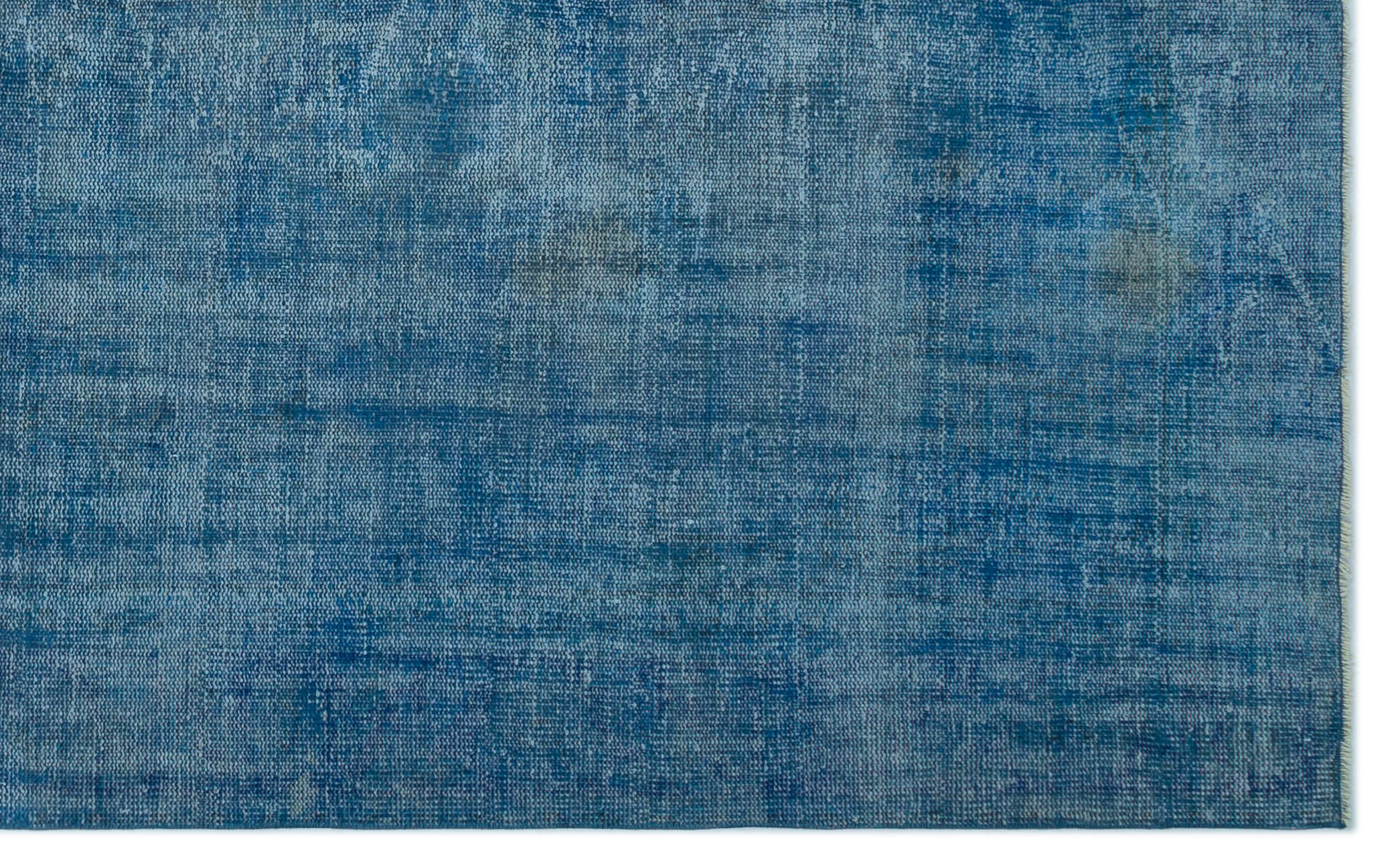 Atina Blue Vintage Wool Handmade Area Rug 6'0" x 9'9"