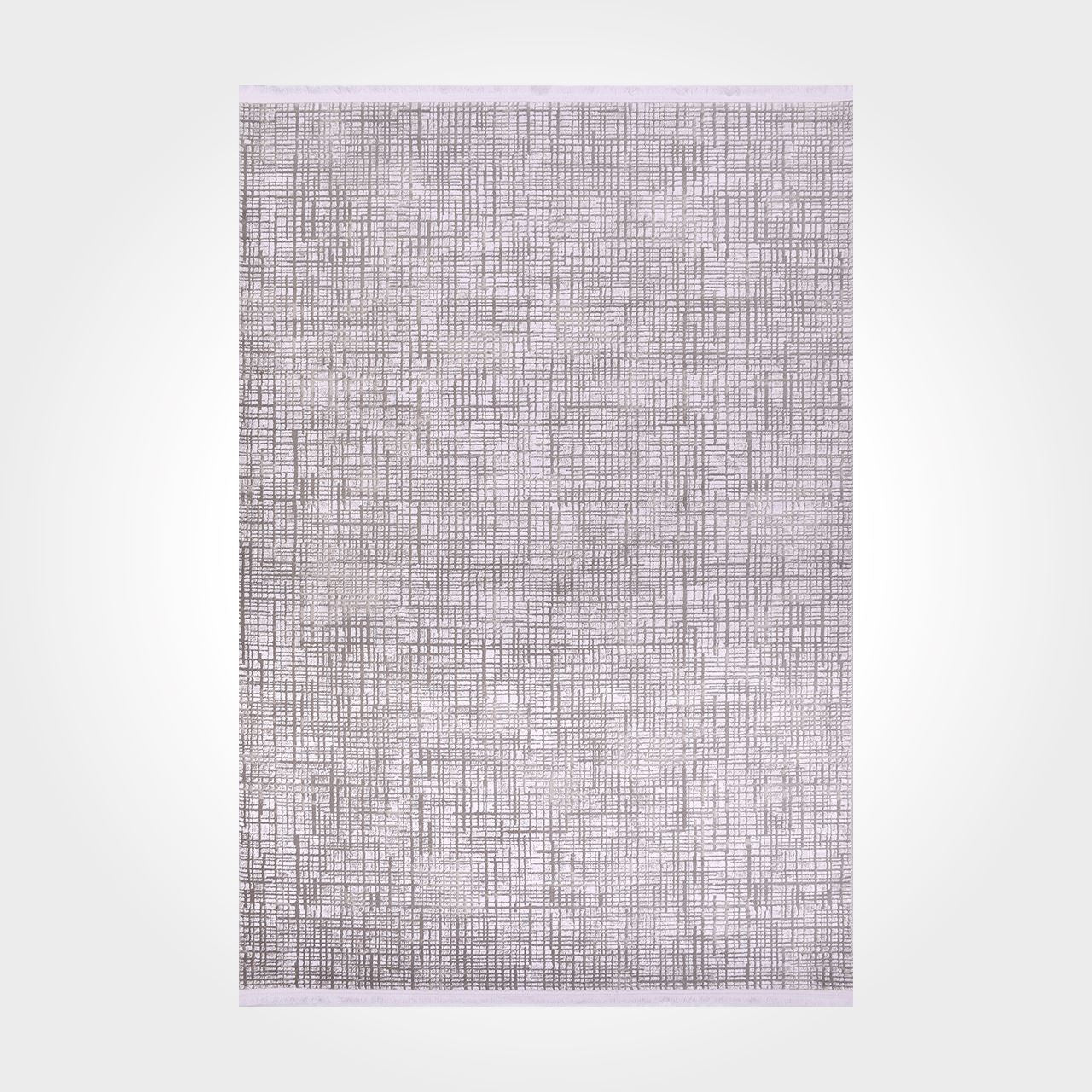 Beige Striped Area Rug – Machine Made Rug With 10 Mm Pile, Soft Texture Carpet