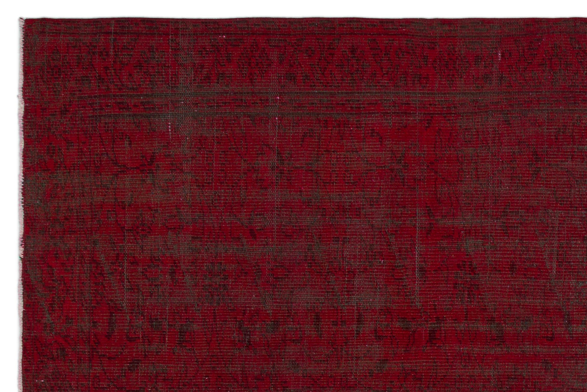 Atina Red Vintage Wool Handmade Area Rug 5'10" x 9'1"